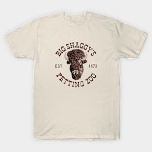 Big Shaggy Bison Petting Zoo T-Shirt